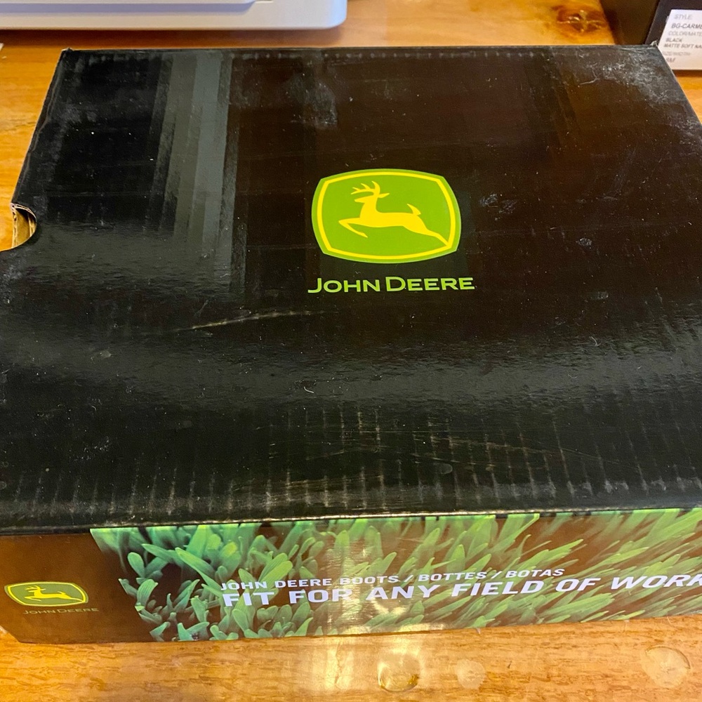 John Deere steel toe women work boots